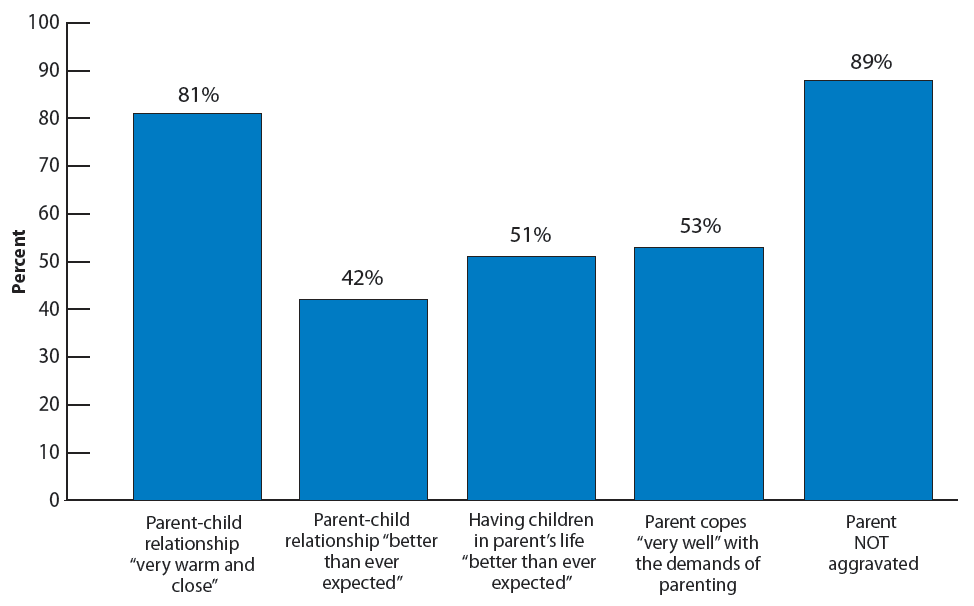 Figure 26. Percentage of adopted children according to parenting and parent-child measures