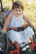 Child in wheelchair