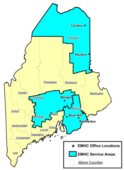 FIGURE J-1. EMHC Service Areas