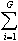 Summation from i=1 to i=G.