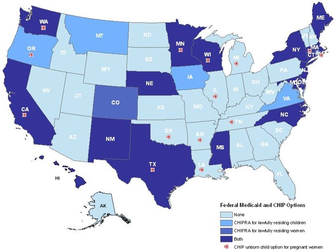 Figure 3: Federal and State Medicaid and CHIP. See Long Description for data.