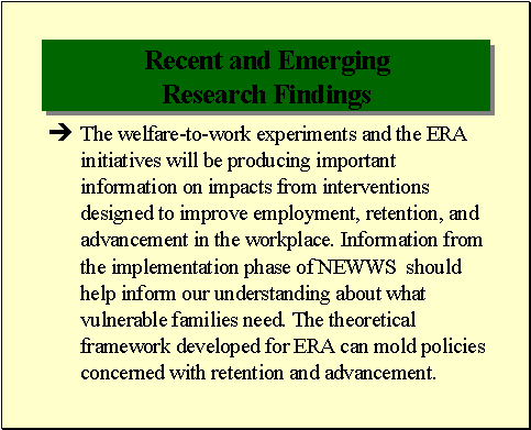 Resent and Emerging Research Findings