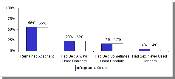 Estimated Impacts on Unprotected Sex, Last 12 Months. See text.