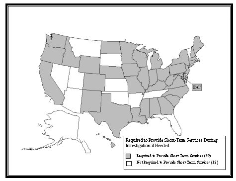 Figure 4-1: Required to Provide Short-Term Services During Investigation if Needed.