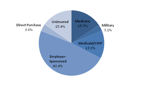 Figure 3. Primary Source of Coverage, 2012