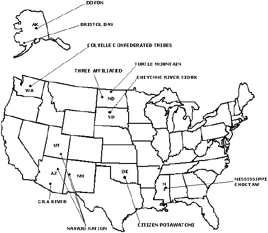 Figure 1. Location of study participants.