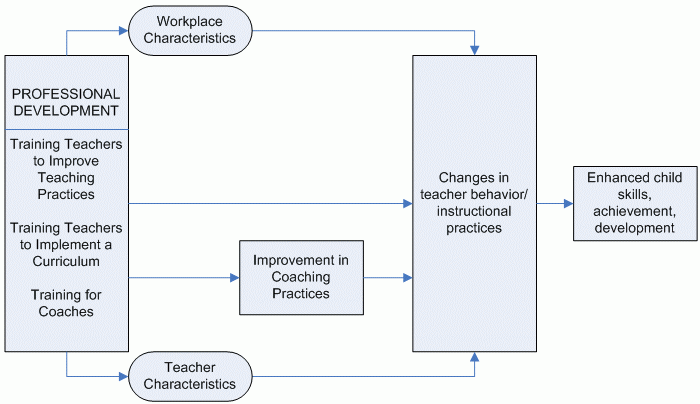 Logic Model. See text for brief explanation. See Long Description for complete description.