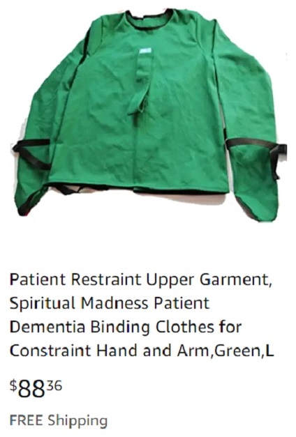 Image of Patient Restraint Upper Garment.